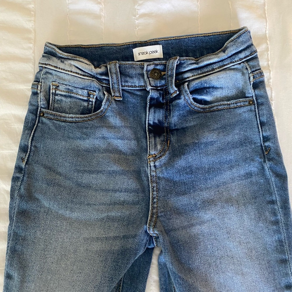 NanaMacs Flare Skinny Jeans